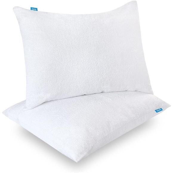 Waterproof Pillow Protector Standard Size 2 Pack 100% Viscose Made from Bamboo - Picture 6 of 6
